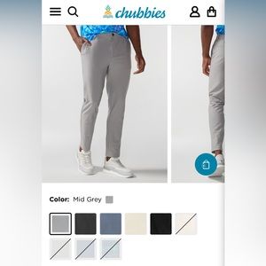 Chubbies “the travertines”  everywhere performance pant